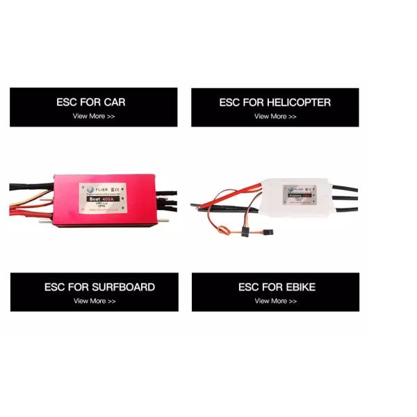OPTO 100A Mosfet RC Car ESC HV 16S USB Link Programm Supporting Fan Heat Sink