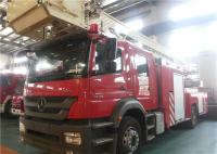 véhicule de Mercedes Aerial Work Platform Fire d'entraînement des sièges 6x4 de l'échelle 2 de taille de 32m