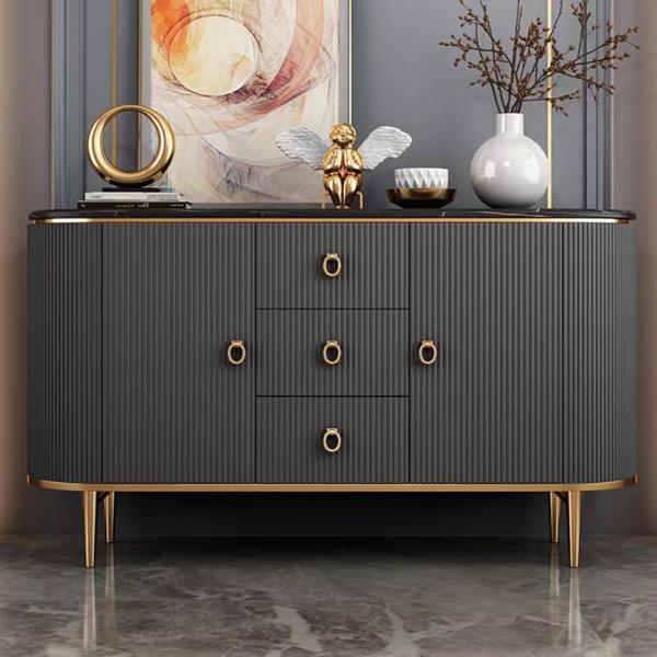 Rock Plate Modern Luxury Sideboard Cabinets Multifunctional Metal Locker Storage Custom