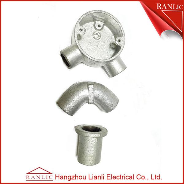 Malleable Iron Conduit Reducer Hot Dip Galvanized Pipe Fittings 20mm 25mm