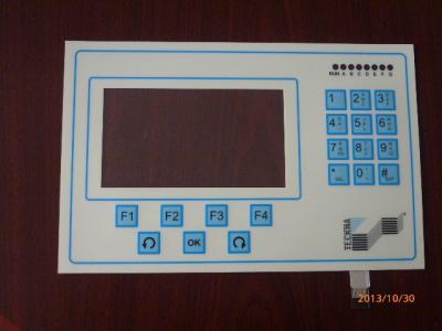 As 19 chaves elétricas tornam mais fraco o painel de toque flexível polonês do interruptor de membrana com painel LCD