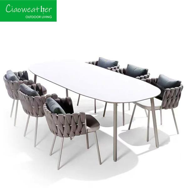 Customized Metal Garden Set Most Popular Professional and Stylish Outdoor Furniture Chair Set with Waterproof
