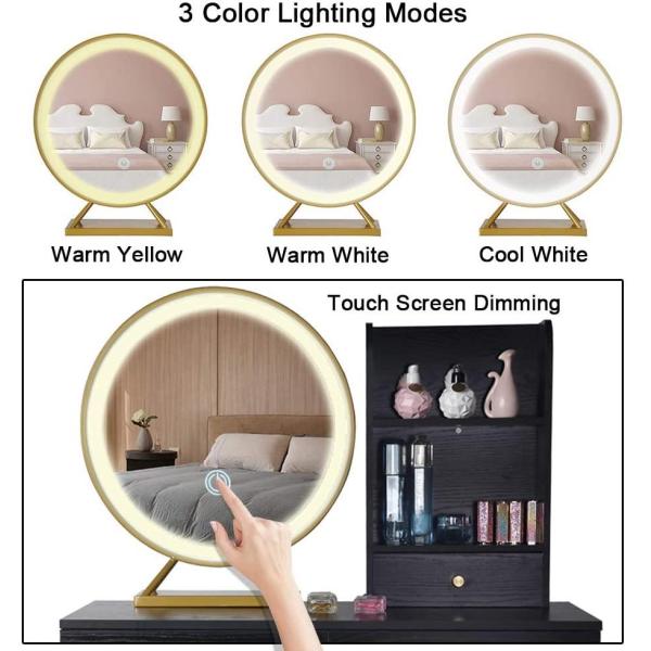 PB Material Mirrored Dresser Table 125cm Height With NC Painting