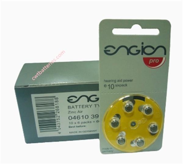 Engion PR70 E10 1.4v Zinc Air Batteries New Original Hearing Aid Power cell battery