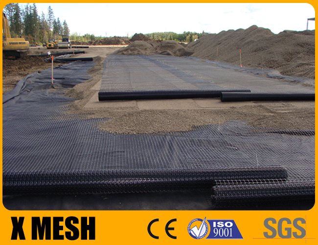 Подкрепление TGSG40 40 Geogrid для решетки дорог ASTM D7737 двухосной