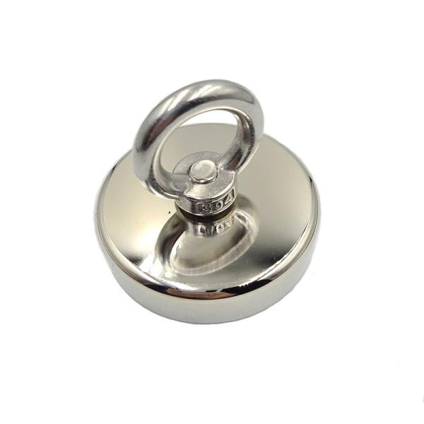 High Strength Neodymium Eyebolt Magnet Customization Pull Force