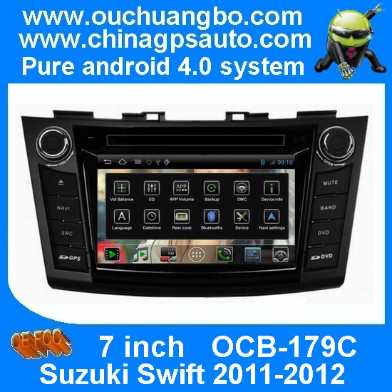 Ouchuangbo Special Android 4.0 Car DVD for Suzuki Swift 2011-2012 with GPS Audio Player S150 System OCB-179C