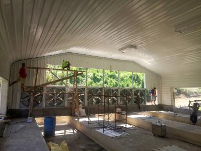Prefab Light Steel Structure Poultry House Galvanized Coating Steel Frame Chicken Coop