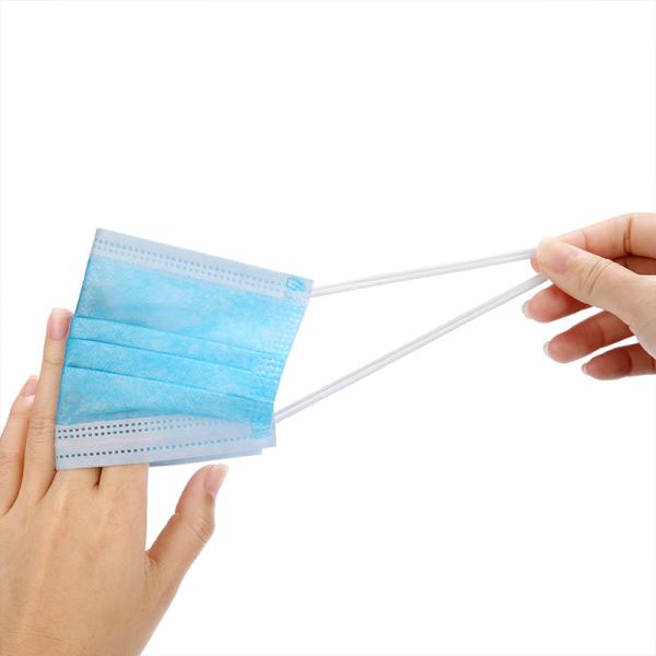 Nonwoven 3 Ply Surgical Face Mask , Earloop Or Tie On Surgical Mask OEM Available