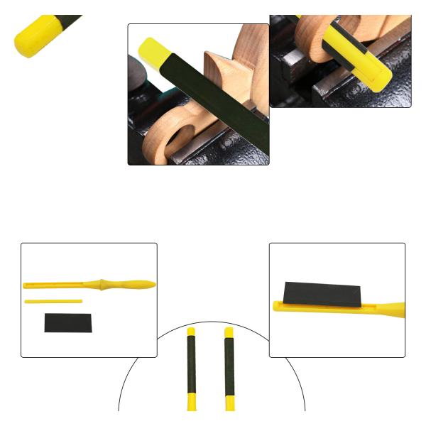 215/248mm Jewelry Sanding Sticks Half Round Polishing Square