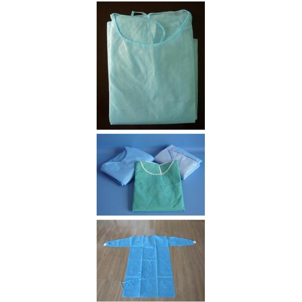 Barrier Surgical Gown With Knitted Cuff / Water Resistant Operating Room Gown