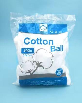 Disposable Absorbent Medical 100% Cotton Ball Sterile Or Non-Sterile Available With Certificates