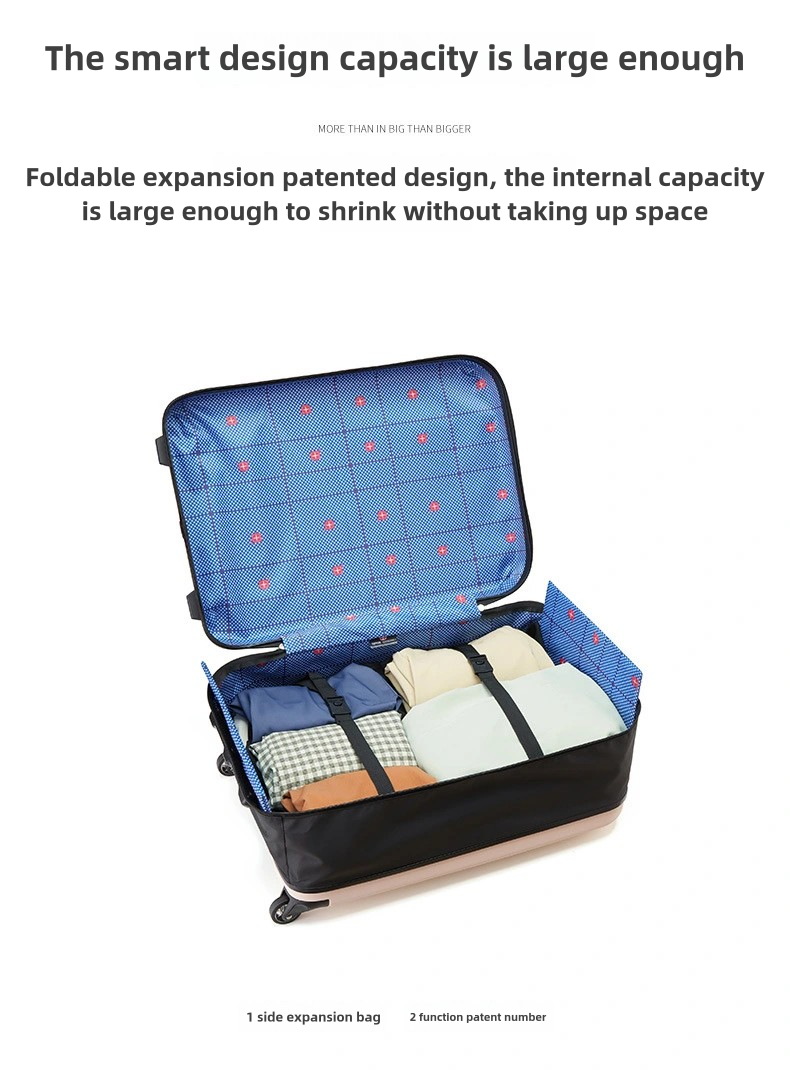 Spinner Caster ABS PC Luggage Soft Handle 80 X 40cm Business Suitcase With Wheels