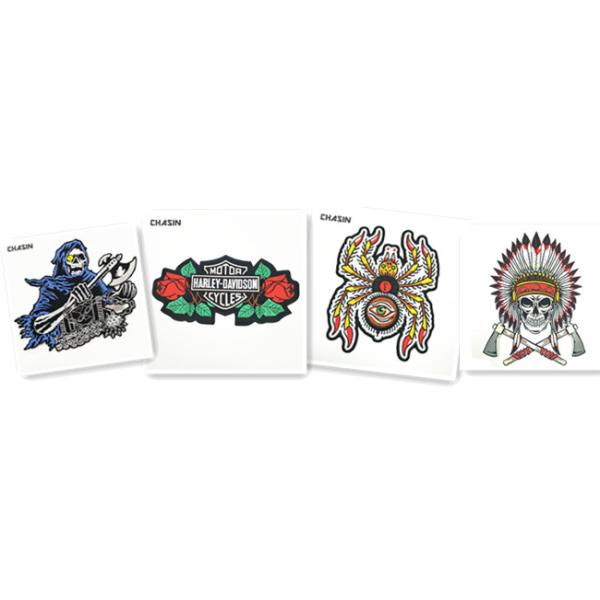 Жилет или куртка вышили заплатам мотоцикла 11