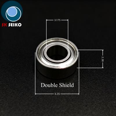 SR144ZZ 3.175*6.35*2.38 High Speed Dental Bearing Torlon Cage Ceramic Balls Dental Bearing