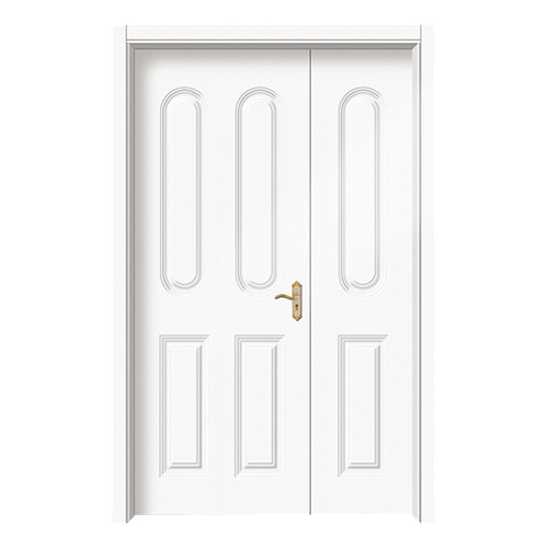 AB-ADL223 pure white double leaf wooden door