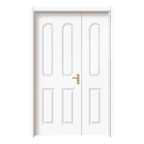 AB-ADL223 pure white double leaf wooden door
