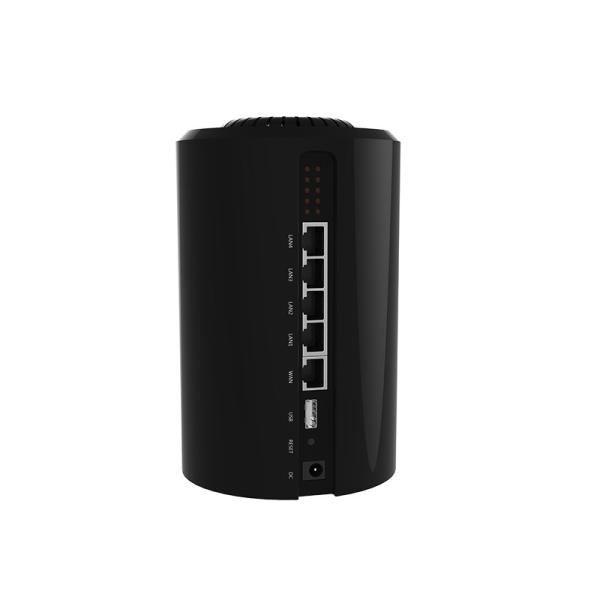 Black 80211 Ac Wifi Router , Openwrt Dual Band High Power Wireless Router
