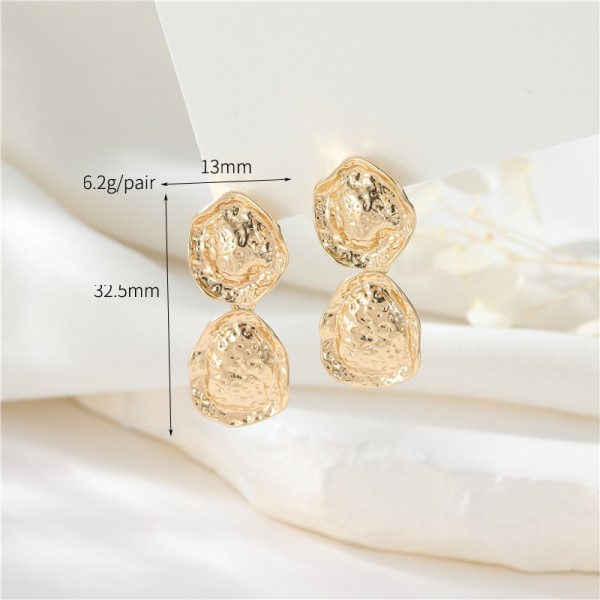 14K Gold Plated Fashion Jewelry Earrings Accessories Round Heart Shape Earrings DIY Women's Hand Shape Earrings