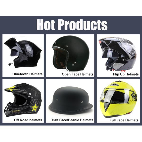 ABS Custom German Style Micro Slim Motorcycle Beanie Helmet DOT Approved