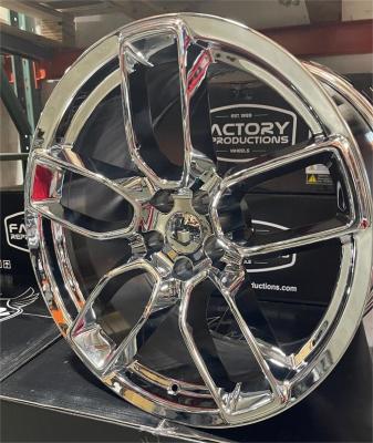 20 X 10.5 Wide Body Chrome Wheels Rims For Dodge Demon 5x115