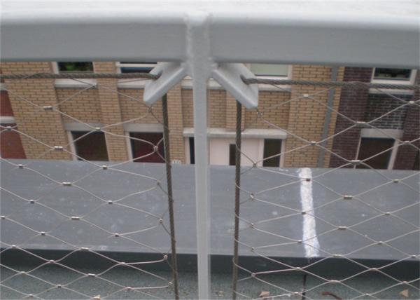 Elevated Walkway Railing 3.0mm Stainless Steel Rope Mesh Prevent Children Climbing