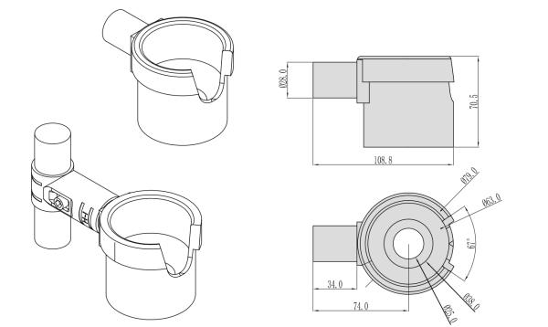 Asiento de fijación para pistola eléctrica DY-32