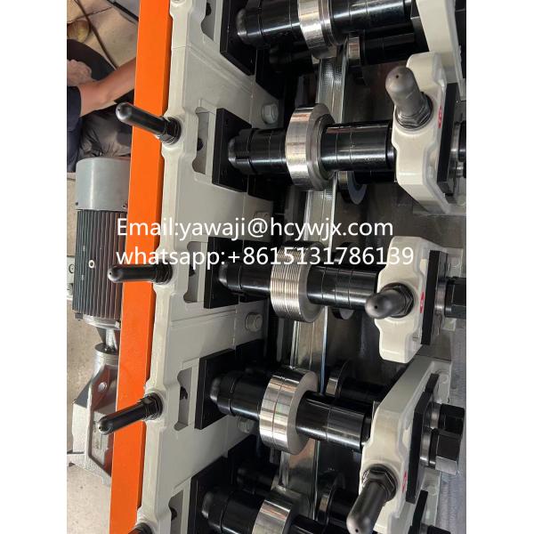 Multiple Size Hot-Dipped Galvanized Coating  Strut Slotted Channel Roll Forming Machine