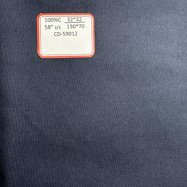 32*32 130*70 Cotton Fabric 2/1 150GSM Clothing Fabric Twill Dyeing