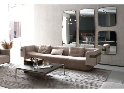 74cm High Leather Living Room Sofas Modern Minimalist Design
