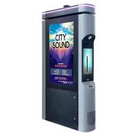 Capteur de qualité de l'air de 55 pouces 4K Smart City IK10 écran tactile en verre résistant à l'explosion