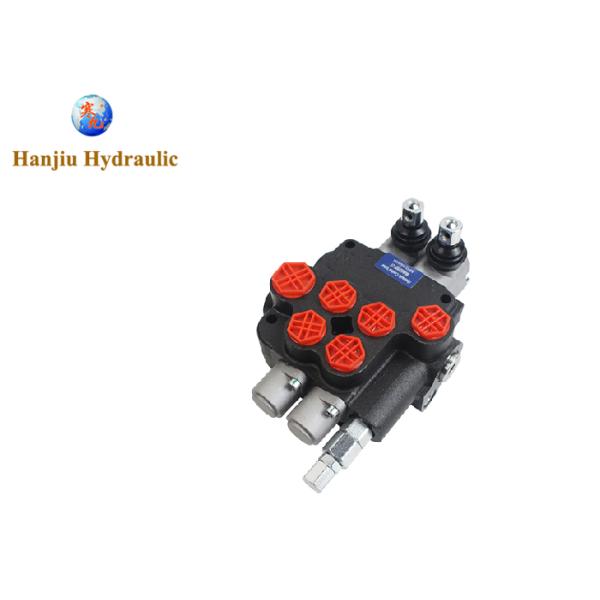 P80 Dos bancos 2P80 A1GKZ1 Válvulas de control direccional hidráulicas manuales