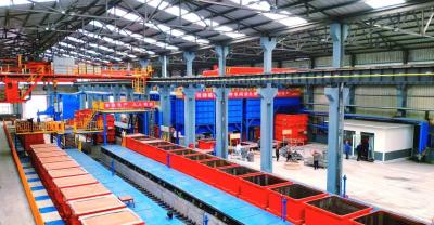 Low emission customizable lost foam casting production line with integrated inspection systems for EPC casting