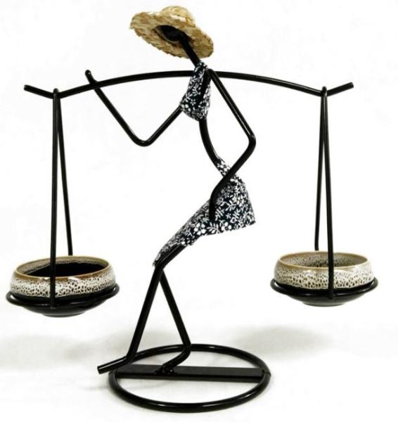 Girls Candle Holder for Home Decoration