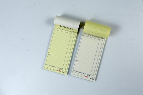 Hot selling Factory directly supply 2 parts carbonless paper restaurant docket book  for AU market