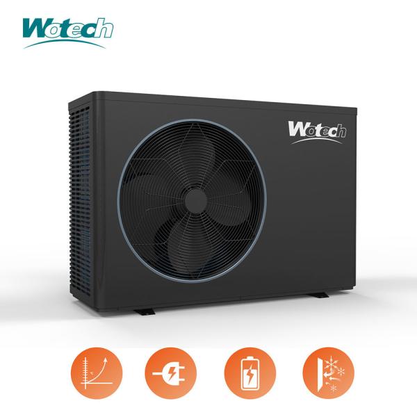 Inglês Operating Wotech 220V 4.5KW R32 Air Source Heat Pump para aquecimento de piscina on/off