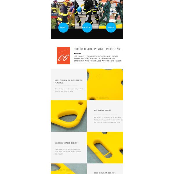 2 Folded Collapsible Spine Board Orange Ems Spine Board For Outdoor Survival