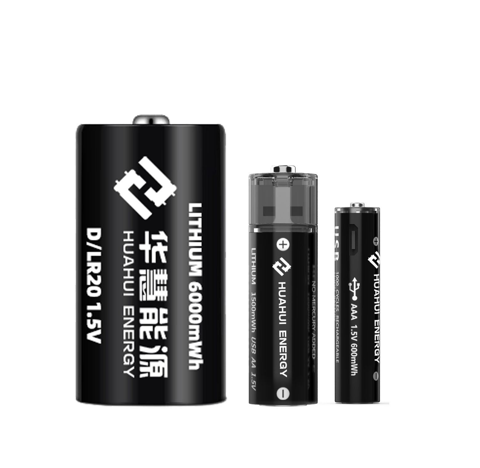 Батарея USB CE перезаряжаемые, батарея Usb технологии AA 02 1.5V 1000mAh портативная