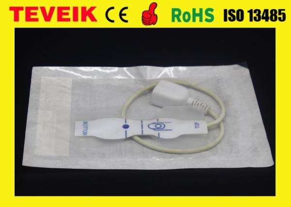 Adult Spo2 probe / Nihon Kohden patient monitor pulse oximeter sensors , PVC Material