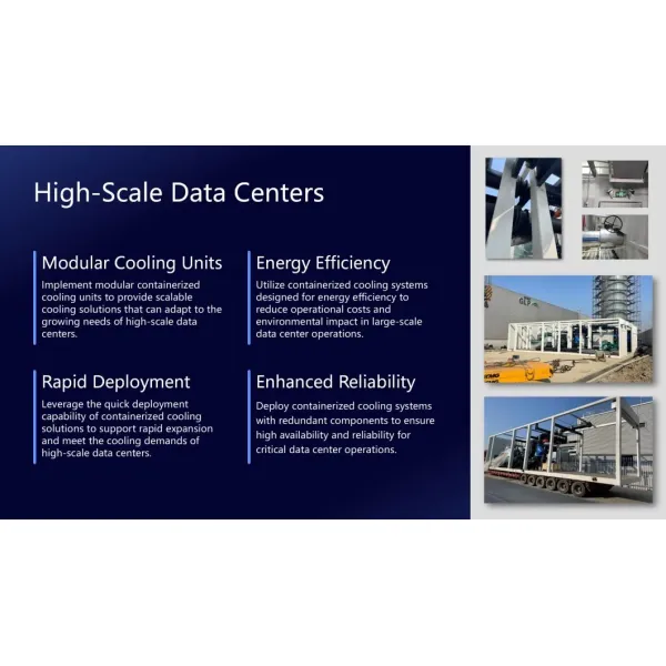 Applications of Containerized Cooling Scalable Data Center Solutions