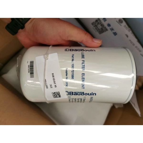 Genuine 1008091644 Fuel filter used in Weichai 16GZPD33 diesel engine truck usage