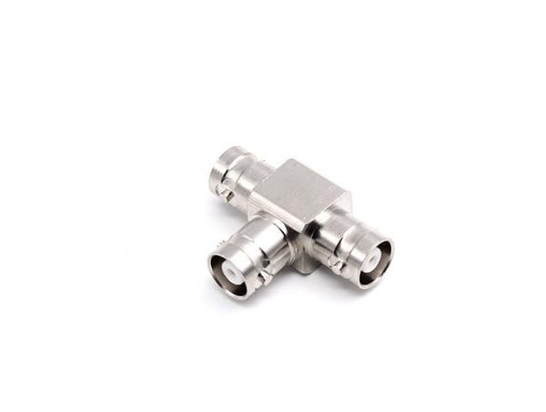 MHV Female to Female to Female RF adaptor