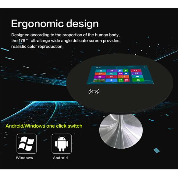 21.5 Inch Customizatble Size OS Smart Interactive Multitouch System Lcd Advertising Panel Touch Screen Table