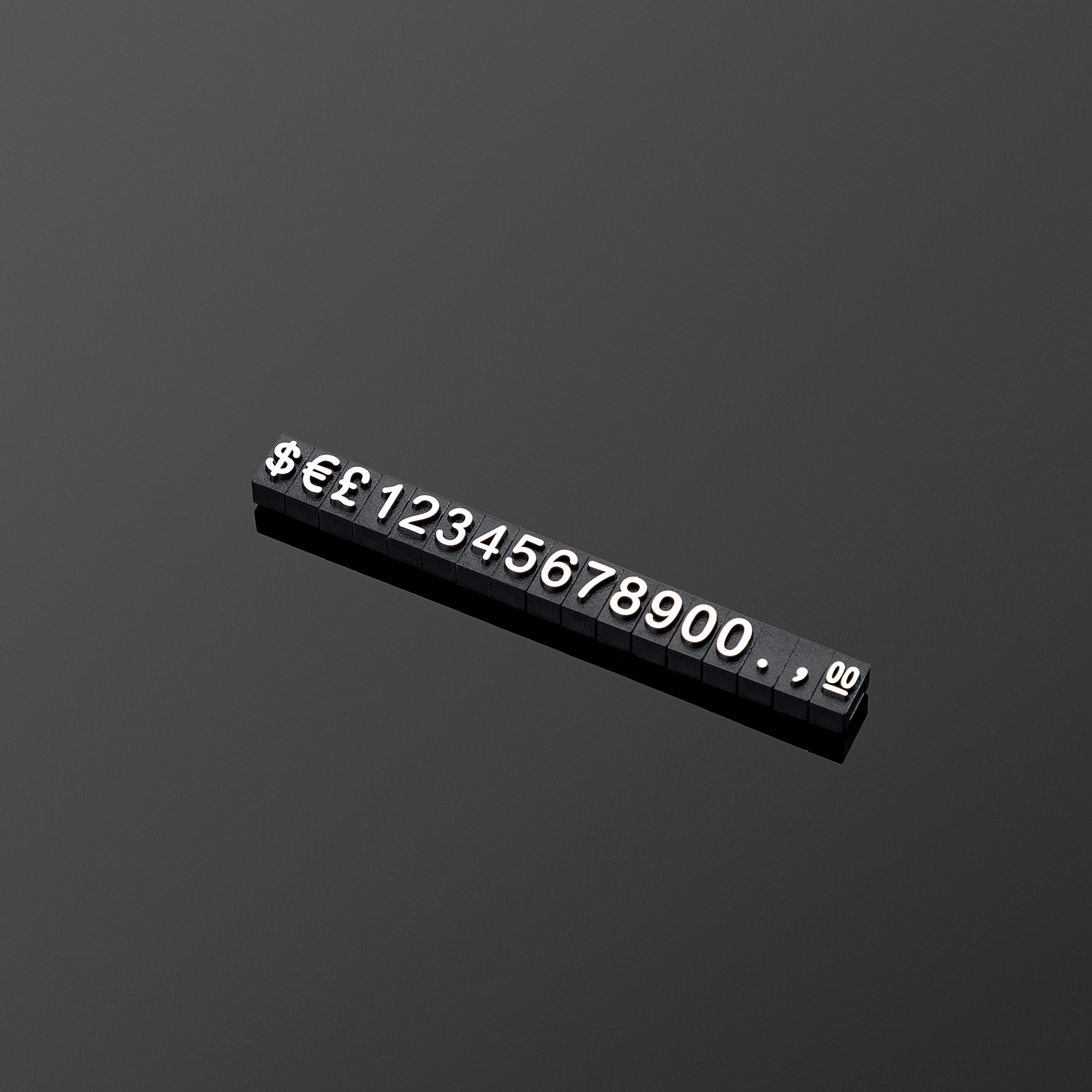 AP1-5-3 Flat Relief Digital Price Tag 5*3mm 170 штук в упаковке