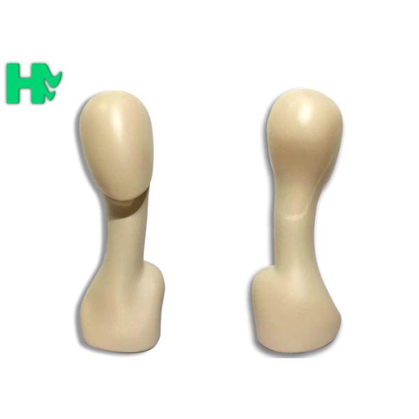 PE Wig Head Stand For Hair Wigs , Tall Wig Stands For Long Hair