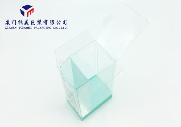Custom Plastic Box Packaging Clear PET Offset Printing Box 9*6.3*16.5cm Side Open