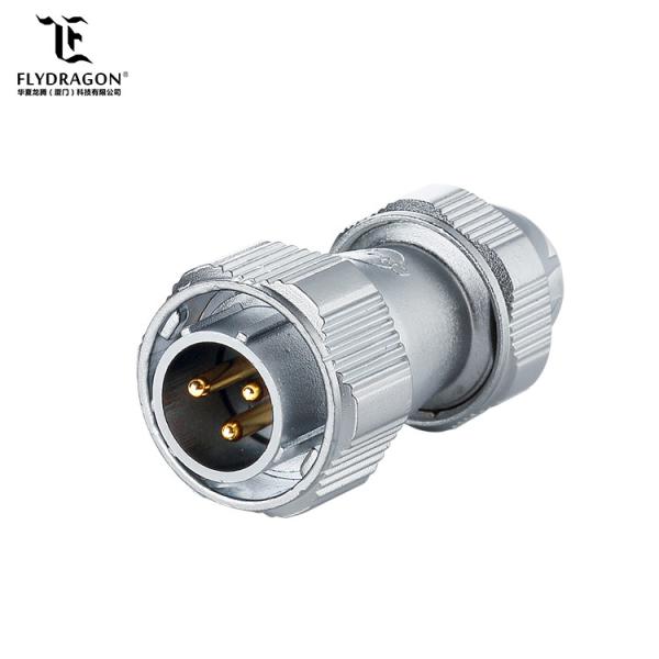 3 pin underwater ip67 boyonet bulkhead power electrical plug and socket Connectors
