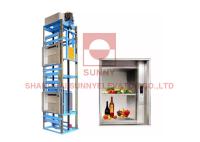Stainless Steel Residential Dumb Waiters 0.4m/S For Commercial Restaurant