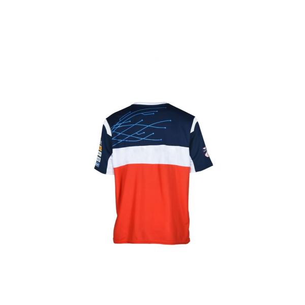 Customized Color Sportswear Round Neck Tee Tops for Casual Outdoor Racing Events