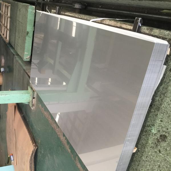BA polido laminado a frio 304 304L espelho de chapa de aço inoxidável com filme de PVC Brigh Annealing para decoração